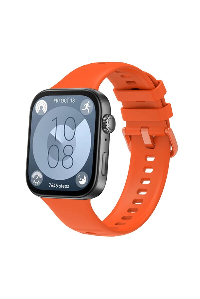 Huawei Watch Fit 3 Uyumlu Kordon Band Serisi Klasik Kordon Silikon Strap Kayış