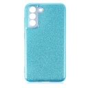 Samsung Galaxy S21 FE Uyumlu Kılıf Sert Silikon Simli Desenli Zore Shining Silikon