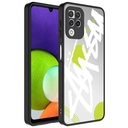 Samsung Galaxy A22 4G Uyumlu Kılıf Aynalı Desenli Kamera Korumalı Parlak Zore Mirror Kapak