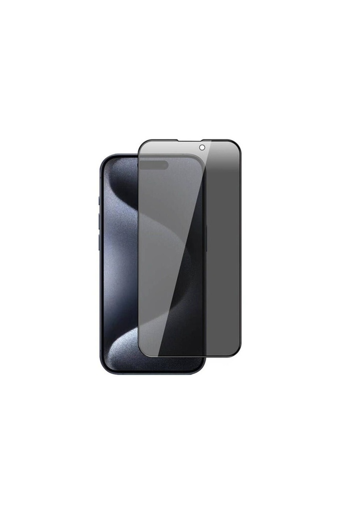 Apple iPhone 15 Uyumlu Zore New 5D Privacy Temperli Ekran Koruyucu