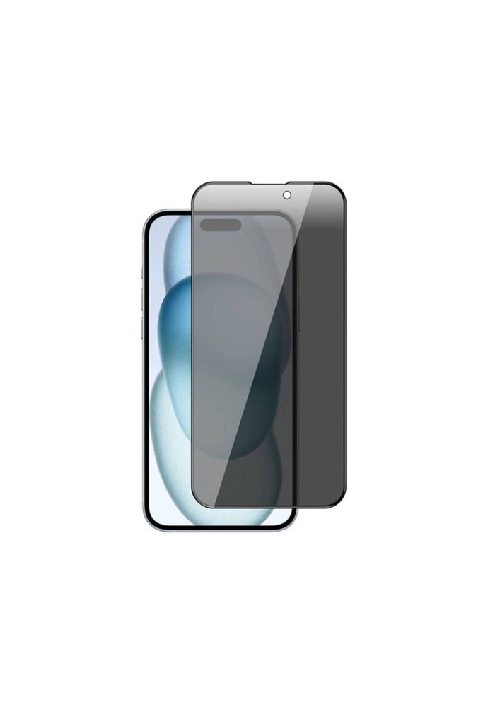 Apple iPhone 15 Pro Max Uyumlu Zore New 5D Privacy Temperli Ekran Koruyucu