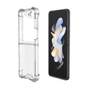 Samsung Galaxy Z Flip 6 Uyumlu Kılıf Sert Silikon Köşe Korumalı Nitro Anti Shock Zore Silikon Kapak
