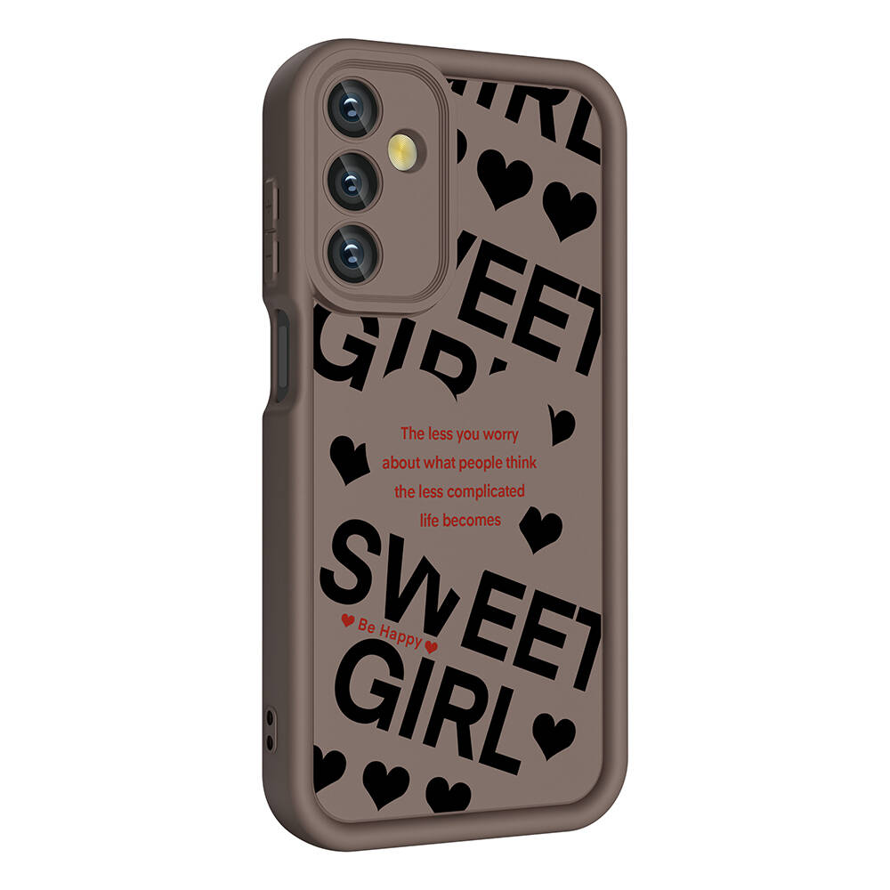 Samsung Galaxy A05S Uyumlu Kılıf Kamera Korumalı Baskılı Şık Tasarımlı Zore Klas Kapak 