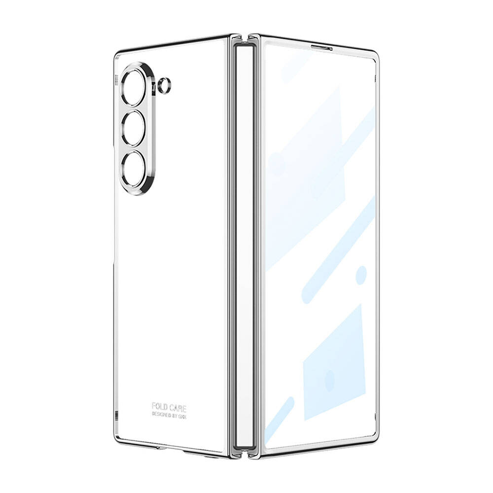 Samsung Galaxy Z Fold 6 Uyumlu Kılıf Sert PC Zore Full Camlı Kıpta Kapak