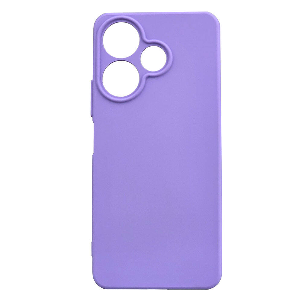 Xiaomi Redmi 13 4G Uyumlu Kılıf Silikon Yumuşak Esnek Zore Biye Kapak
