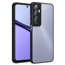 Realme C65 4G Uyumlu Kılıf Sert Silikon Kamera Korumalı Zore Hux Kapak