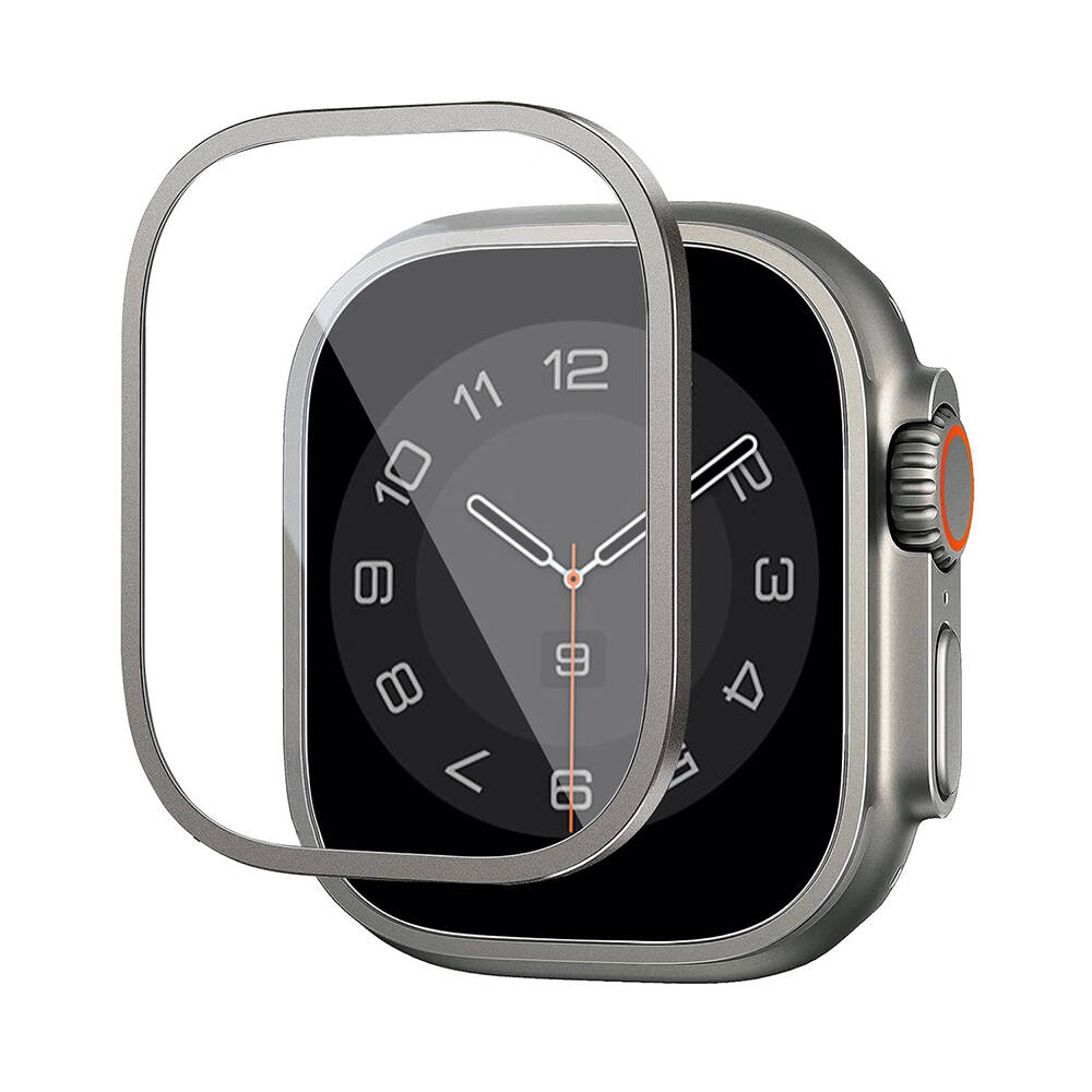 Apple Watch Ultra 49mm Uyumlu Wiwu Wi-JD106 Easy Install Akıllı Saat Temperli Cam Ekran Koruyucu