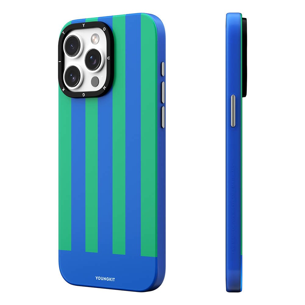 Apple iPhone 15 Pro Max Uyumlu Kılıf M-safe Şarj Özellikli Youngkit Striped Piano Keys Serisi Kapak