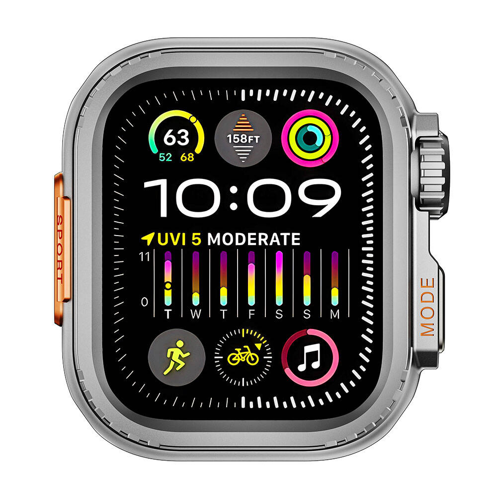 Apple Watch 7 45mm to Apple Watch Ultra 49mm Uyumlu Kasa Dönüştürücü Zore Watch Gard 33