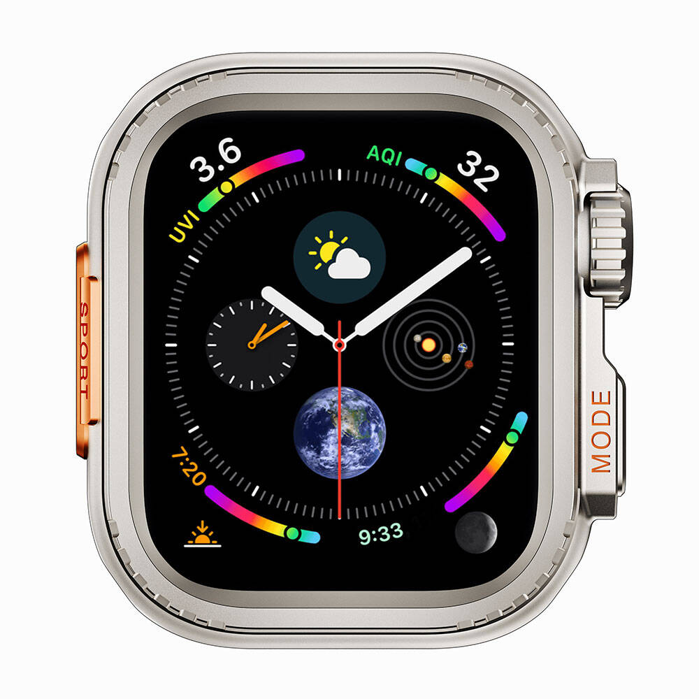 Apple Watch 7 45mm to Apple Watch Ultra 49mm Uyumlu Kasa Dönüştürücü Zore Watch Gard 33