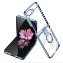 Samsung Galaxy Z Flip 6 Uyumlu Kılıf Sert PC Yüzüklü Şık Tasarım Zore Kıpta Kapak