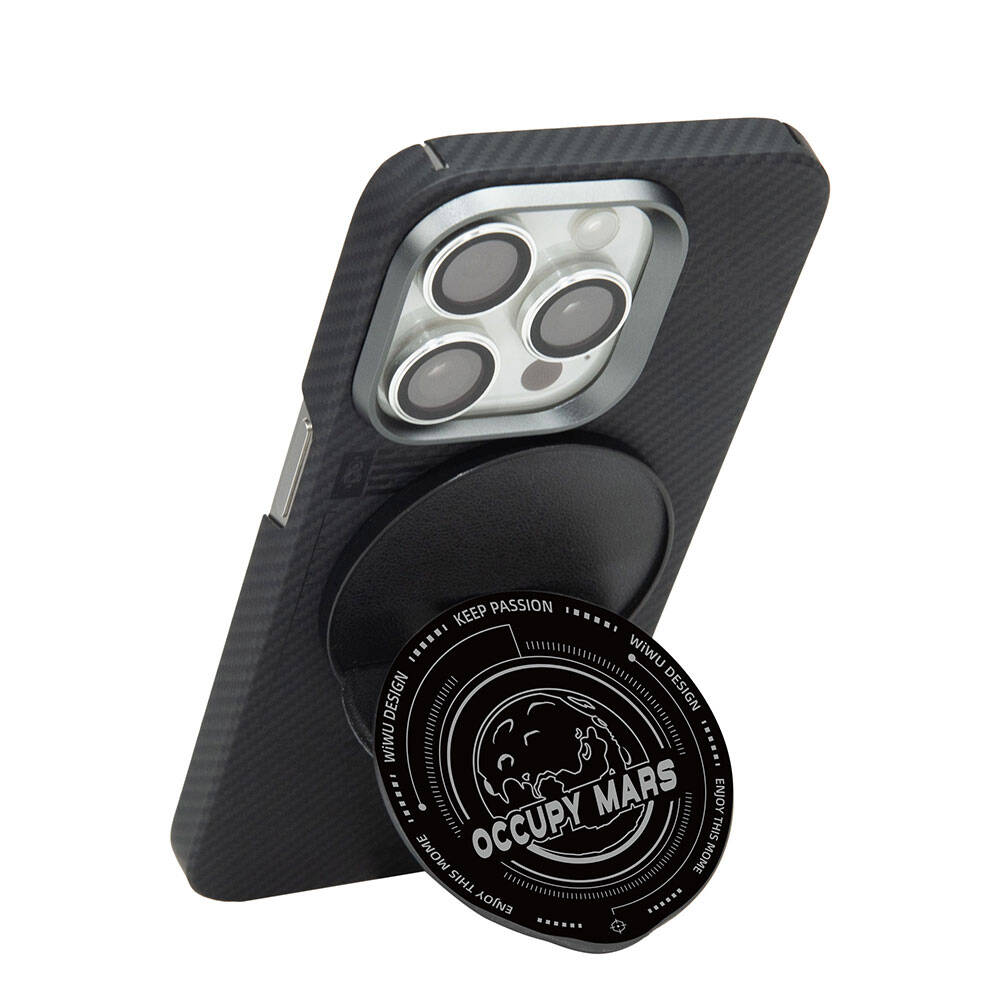 [RNZ-TA107327] Wiwu B1 Magnetik Özellikli Occupy Mars Tasarımlı Parmak Ring Stand