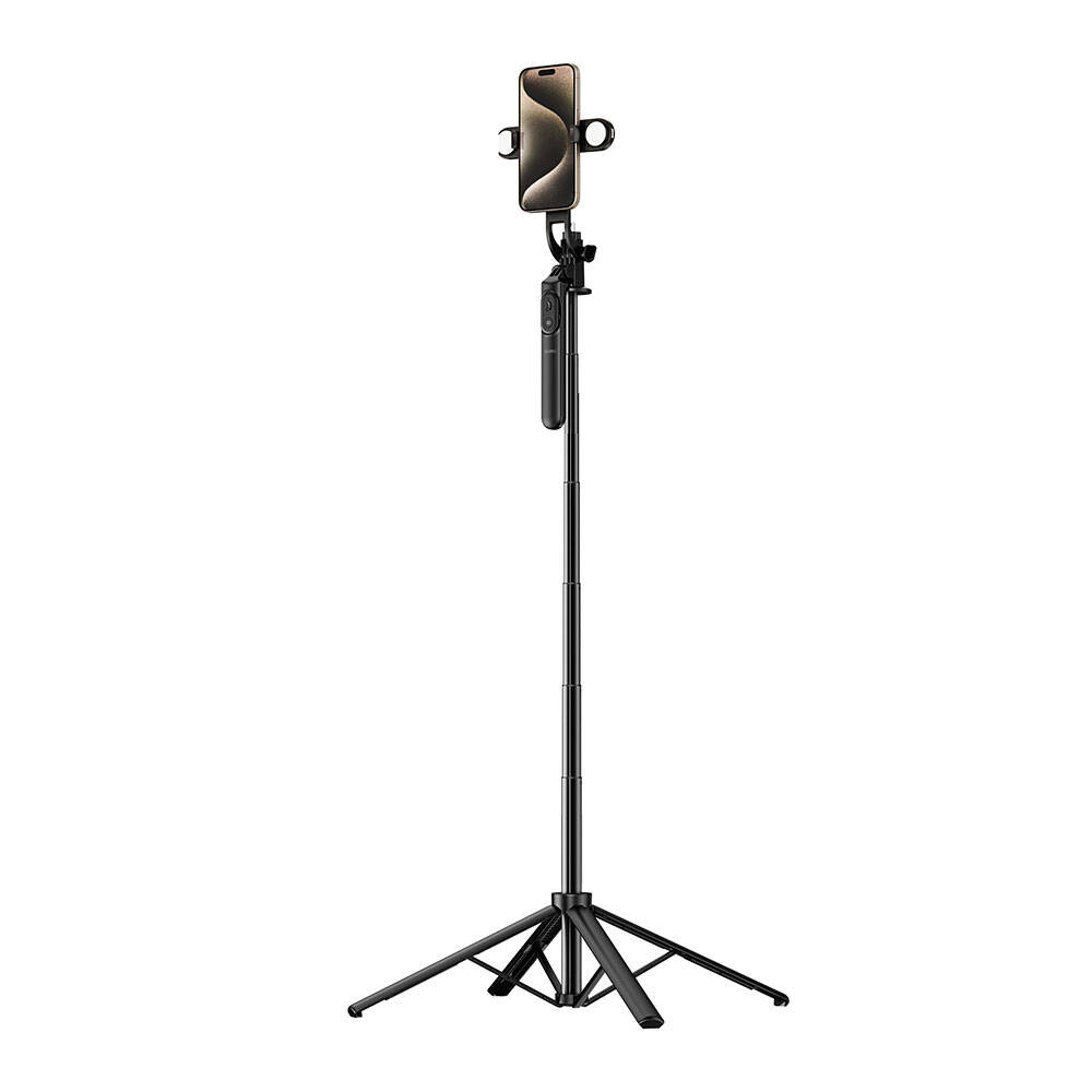 [RNZ-TA107287] Wiwu Wi-SE012 Canlı Yayın Dolgu Işıklı Teleskopik Tripod ve Selfie Çubuğu
