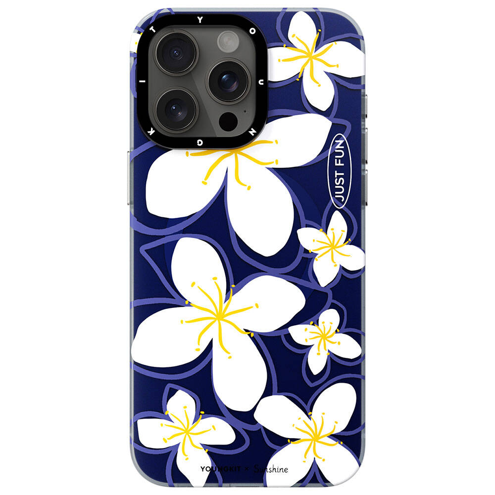 [RNZ-TA107468] Apple iPhone 15 Pro Uyumlu Kılıf M-safe Şarj Özellikli Sunshine Tasarımlı Youngkit Smile Serisi Kapak
