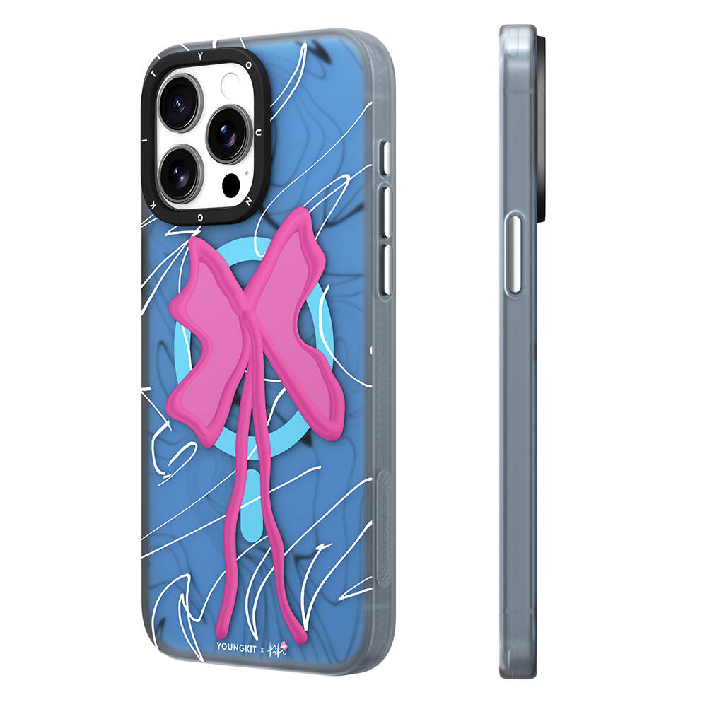 [RNZ-TA107471] Apple iPhone 14 Pro Max Uyumlu Kılıf M-safe Şarj Özellikli Youngkit Anti-Trend Serisi Kapak