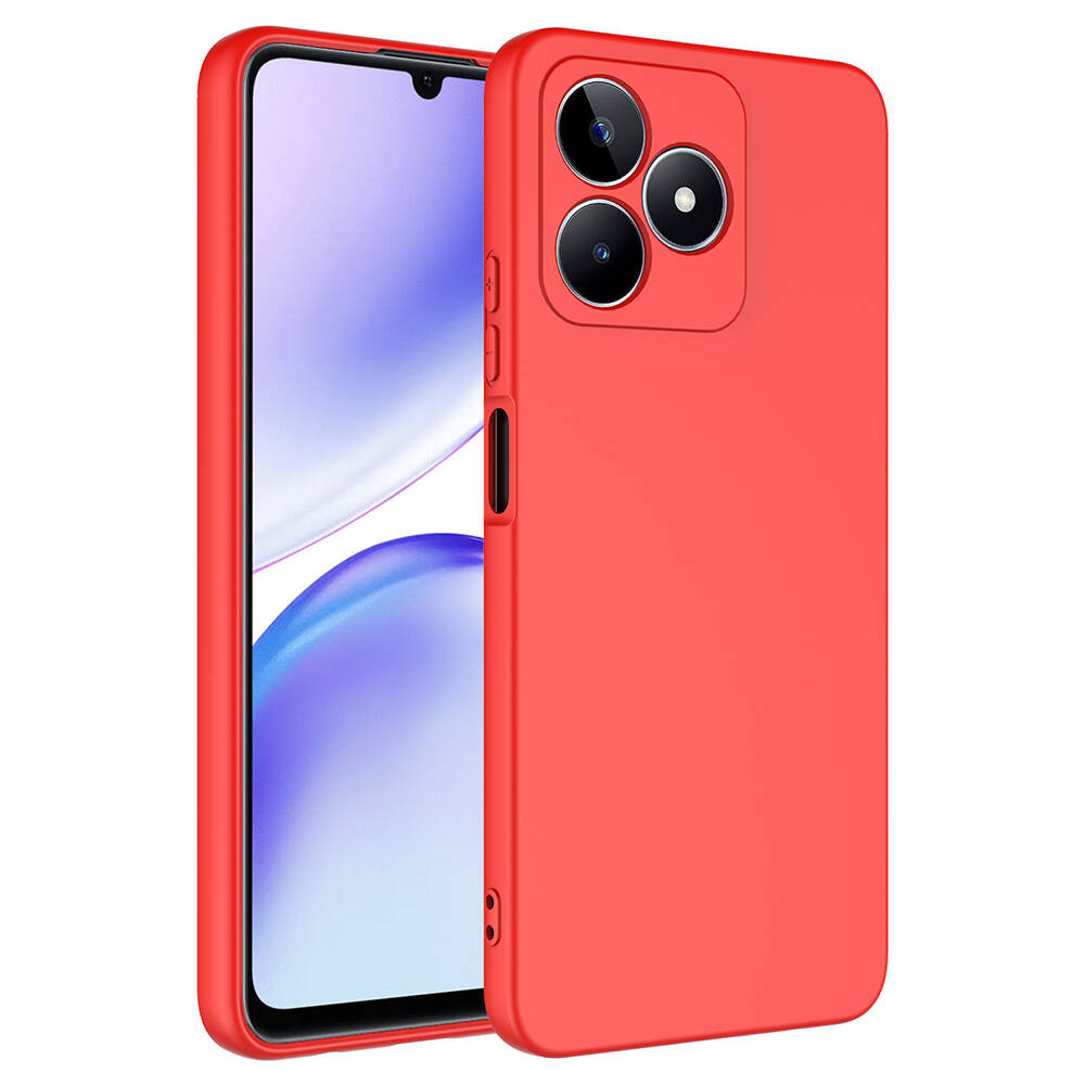 Realme Note 50 Uyumlu Kılıf Silikon İçi Yumuşak Soft Yüzey Zore Mara Lansman Kapak
