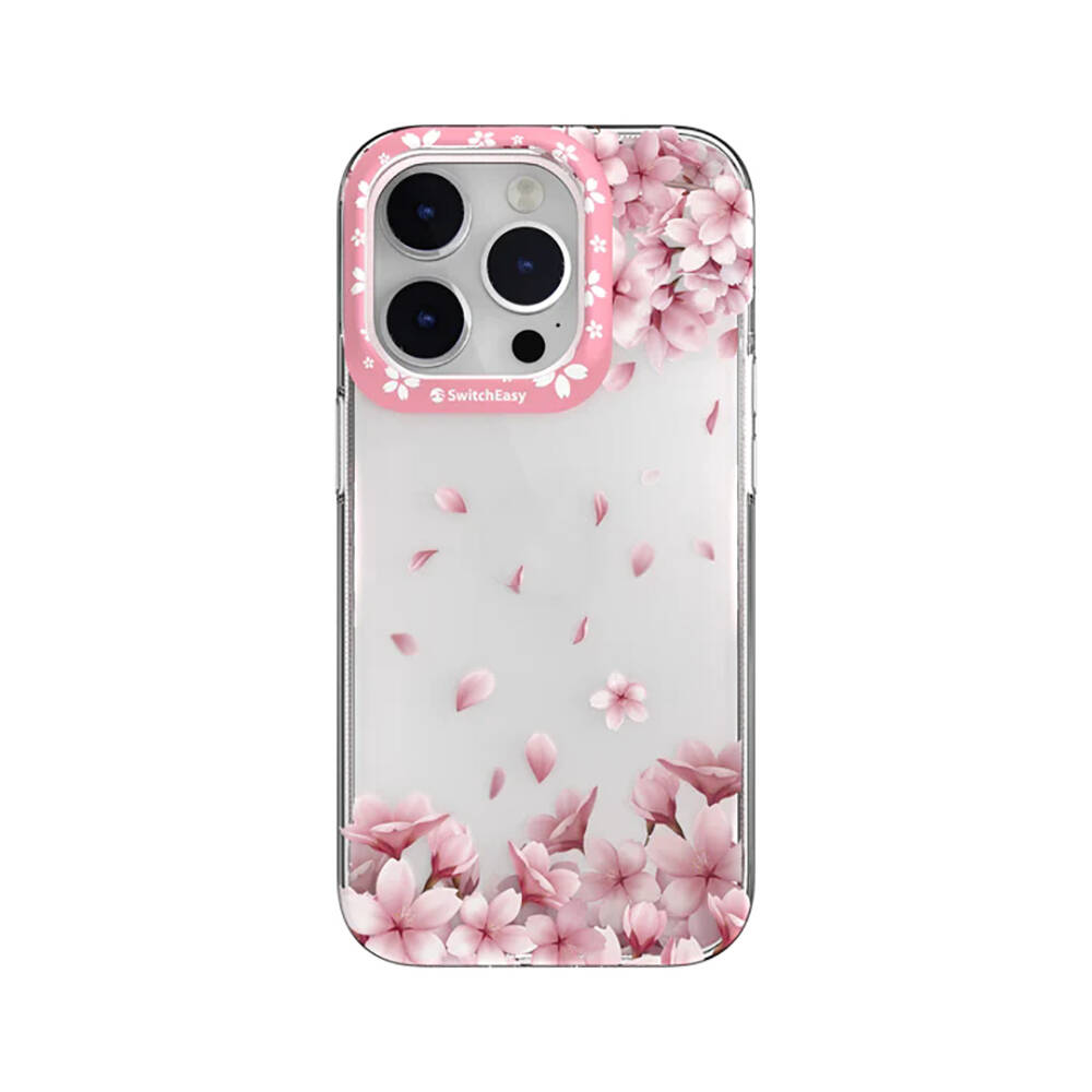Apple iPhone 14 Pro Max Uyumlu Kılıf Çift IMD Baskılı Lisanslı Switcheasy Artist Sakura Kapak
