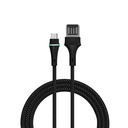 Recci RTC-N19C Genbu Serisi USB-A to Type-C 3A Hızlı Şarj Özellikli Şarj ve Data Kablosu 1M