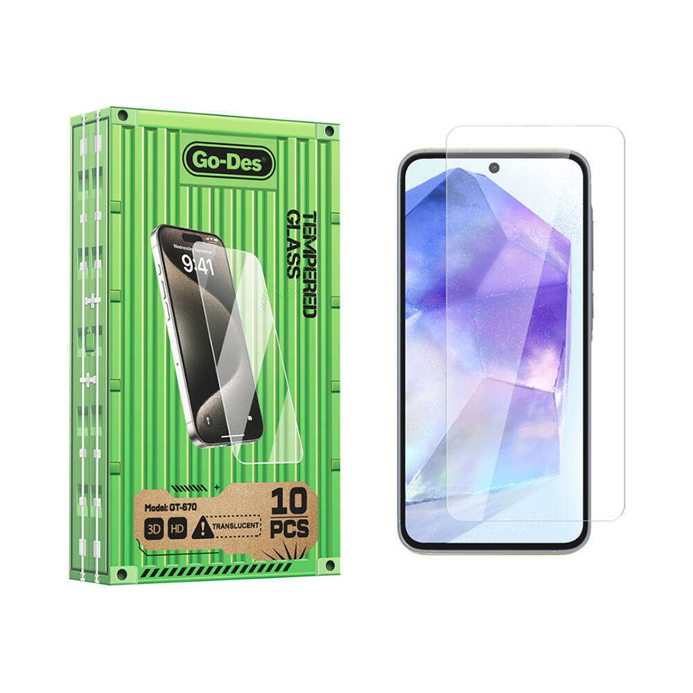 [RNZ-TA107331] Samsung Galaxy A35 Uyumlu Go Des Parmak İzi Bırakmayan 9H Oleofobik Bom Glass Ekran Koruyucu