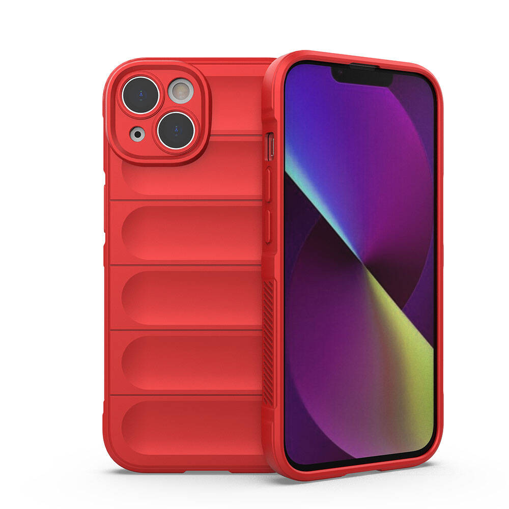 Apple iPhone 14 Uyumlu Kılıf Esnek TPU Oyuklu Arka Yüzey Tasarımlı Zore Etnik Silikon Kapak