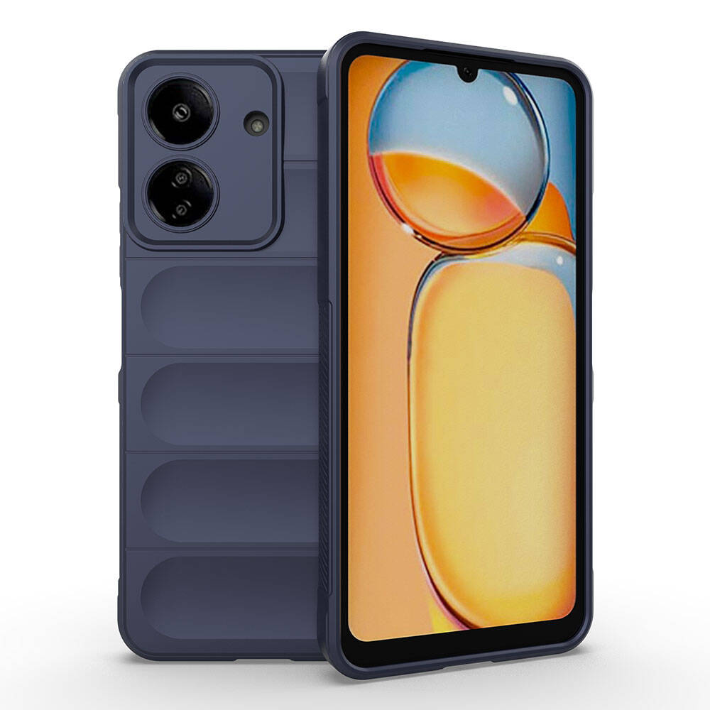 Xiaomi Redmi 13C Uyumlu Kılıf Esnek TPU Oyuklu Arka Yüzey Tasarımlı Zore Etnik Silikon Kapak