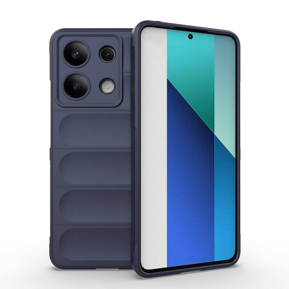 Xiaomi Redmi Note 13 4G Uyumlu Kılıf Esnek TPU Oyuklu Arka Yüzey Tasarımlı Zore Etnik Silikon Kapak