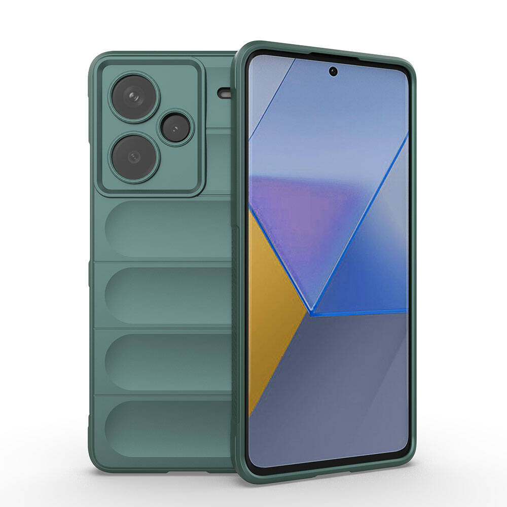 Xiaomi Redmi Note 13 Pro Plus 5G Uyumlu Kılıf Esnek TPU Oyuklu Arka Yüzey Tasarımlı Zore Etnik Silikon Kapak