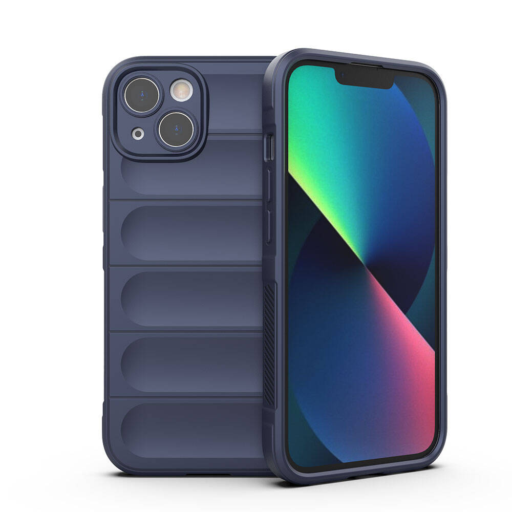 Apple iPhone 13 Uyumlu Kılıf Esnek TPU Oyuklu Arka Yüzey Tasarımlı Zore Etnik Silikon Kapak