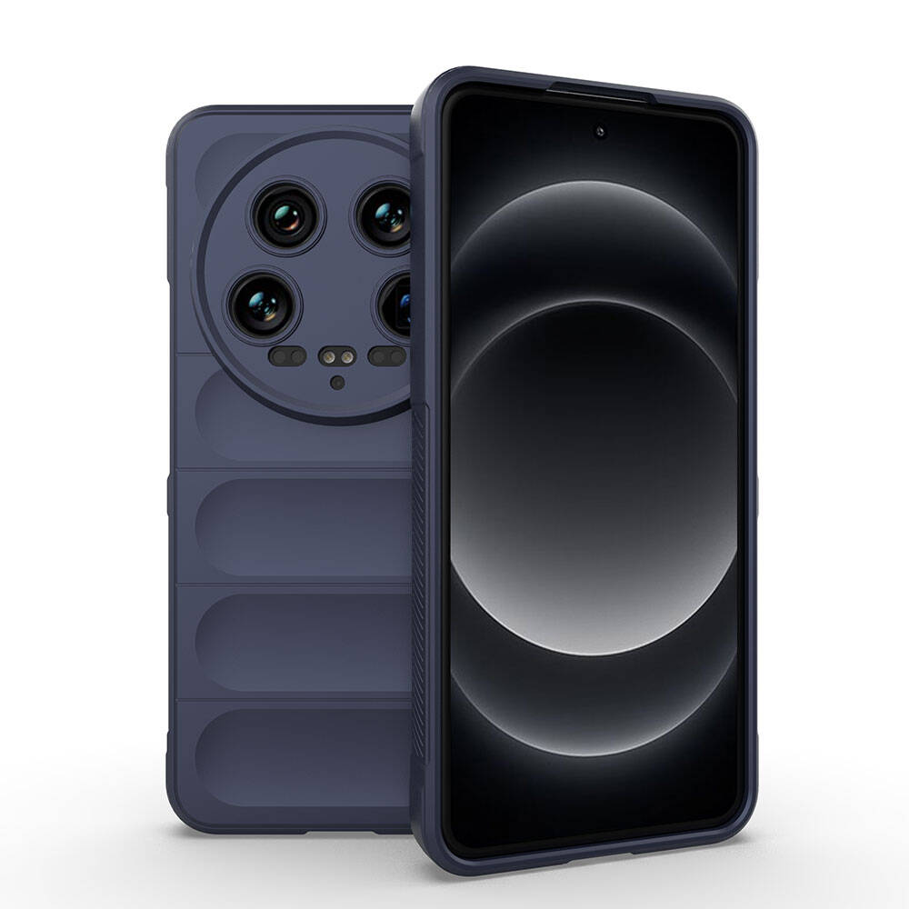 Xiaomi Mi 14 Ultra Uyumlu Kılıf Esnek TPU Oyuklu Arka Yüzey Tasarımlı Zore Etnik Silikon Kapak