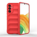 Samsung Galaxy A34 Uyumlu Kılıf Esnek TPU Oyuklu Arka Yüzey Tasarımlı Zore Etnik Silikon Kapak