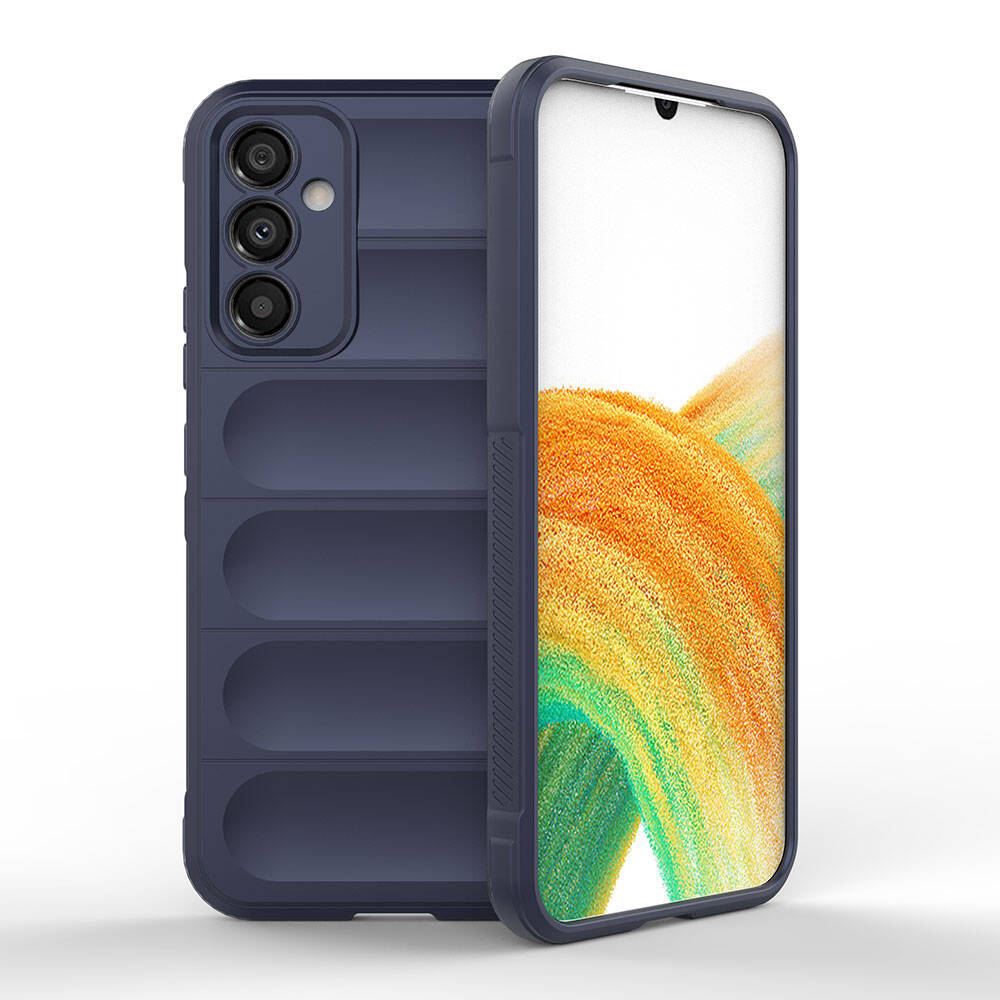 Samsung Galaxy A34 Uyumlu Kılıf Esnek TPU Oyuklu Arka Yüzey Tasarımlı Zore Etnik Silikon Kapak