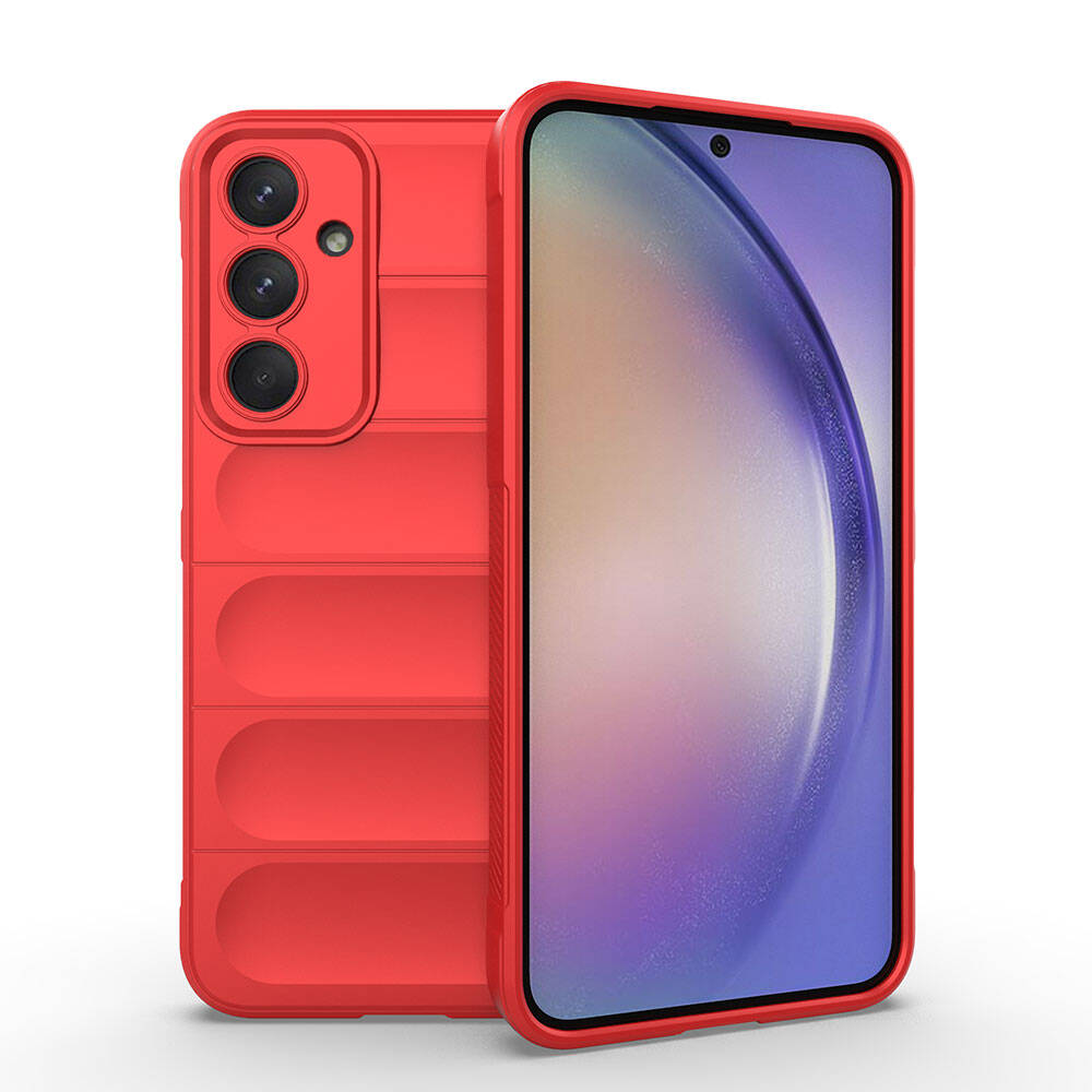 Samsung Galaxy A35 Uyumlu Kılıf Esnek TPU Oyuklu Arka Yüzey Tasarımlı Zore Etnik Silikon Kapak
