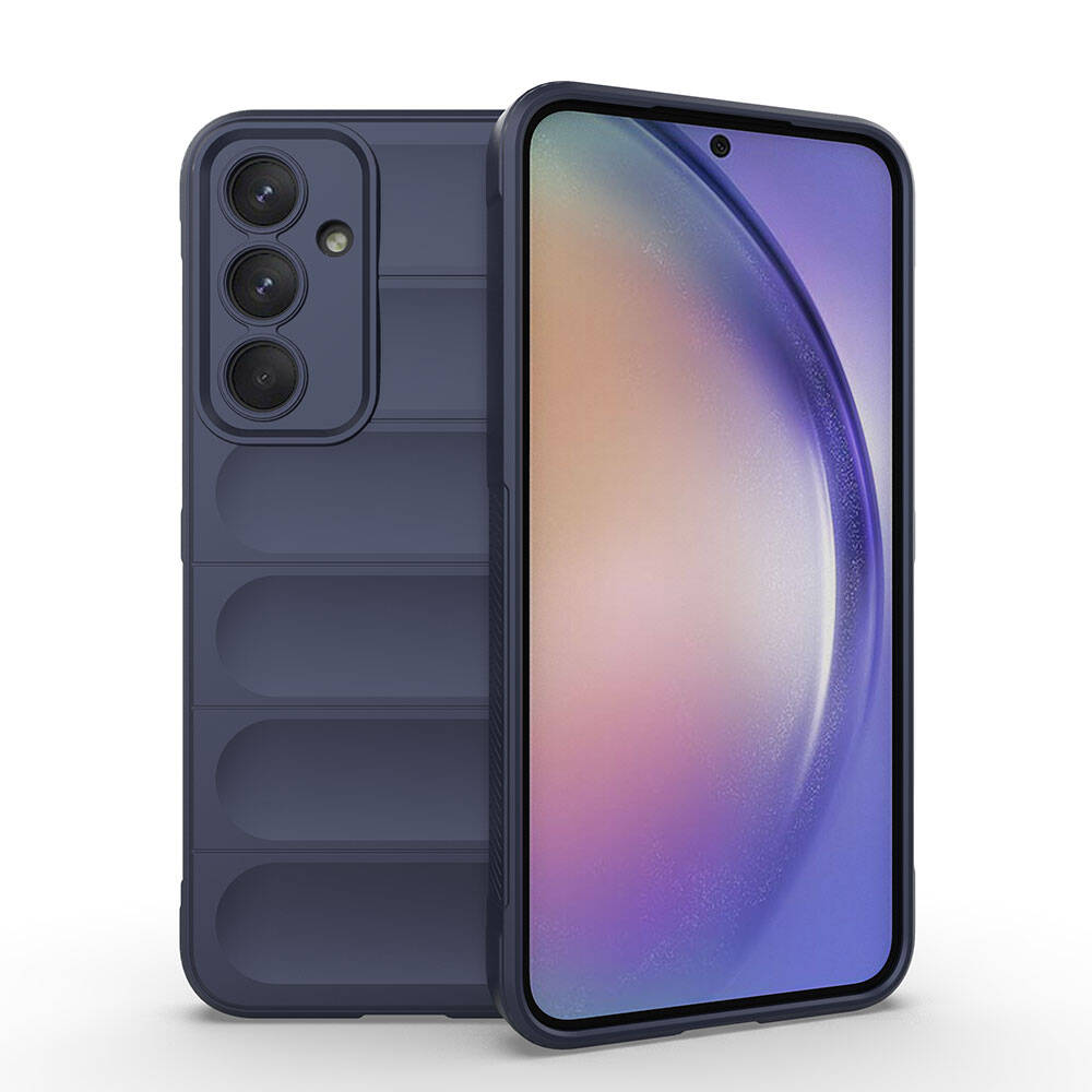 Samsung Galaxy A35 Uyumlu Kılıf Esnek TPU Oyuklu Arka Yüzey Tasarımlı Zore Etnik Silikon Kapak