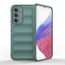 Samsung Galaxy A54 Uyumlu Kılıf Esnek TPU Oyuklu Arka Yüzey Tasarımlı Zore Etnik Silikon Kapak