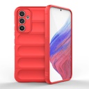 Samsung Galaxy A54 Uyumlu Kılıf Esnek TPU Oyuklu Arka Yüzey Tasarımlı Zore Etnik Silikon Kapak