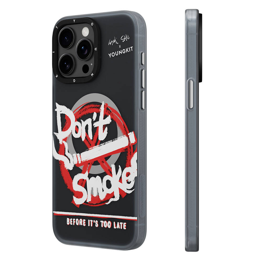 [RNZ-TA107586] Apple iPhone 15 Pro Uyumlu Kılıf M-safe Şarj Özellikli Shu Tasarımlı Youngkit City Serisi Kapak