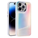 Apple iPhone 14 Pro Uyumlu Kılıf Airbagli Renkli Arka Yüzey Boncuk Tasarımlı Zore Kumul Kapak