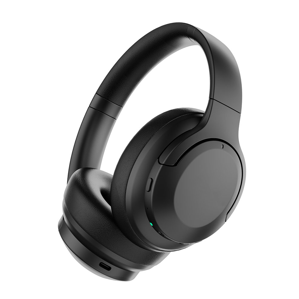[RNZ-TA107703] Lapas LP-HD002 Ayarlanabilir ANC Aktif Gürültü Önleyicili Kulak Üstü Bluetooth Kulaklık (Siyah)