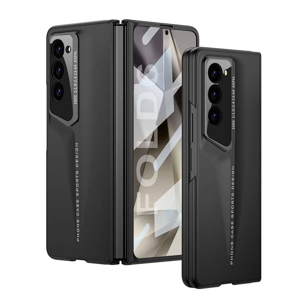 [RNZ-TA107778] Samsung Galaxy Z Fold 6 Uyumlu Kılıf Ultra İnce Kamera Korumalı Sert Rubber Zore Procase Kapak (Siyah)