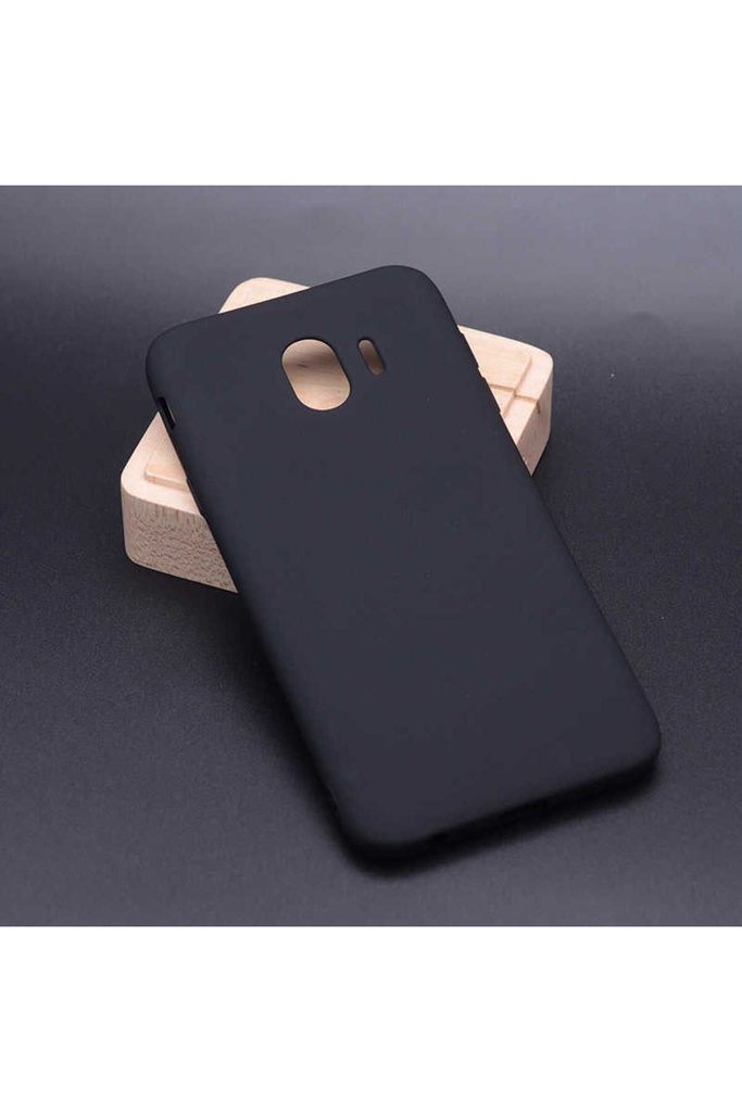 [RNZ-TA11685] Samsung Galaxy J4 Uyumlu Kılıf Zore Premier Silikon Kapak (Siyah)