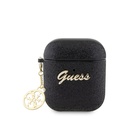 Apple Airpods Uyumlu Kılıf GUESS Glitter 4G Charm Kapak