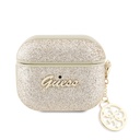 Apple Airpods 3. Nesil Uyumlu Kılıf GUESS Glitter 4G Charm Kapak