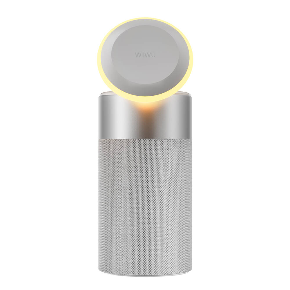 [RNZ-TA100937] Wiwu Wi-W022 Kablosuz Şarj Standlı Ambiyans Işıklı Bluetooth Speaker Hoparlör