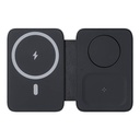 Benks W12-01 Telefon&Akıllı Saat&Kulaklık İçin 15W 3in1 Katlanabilir Magnetik Kablosuz Şarj Standı