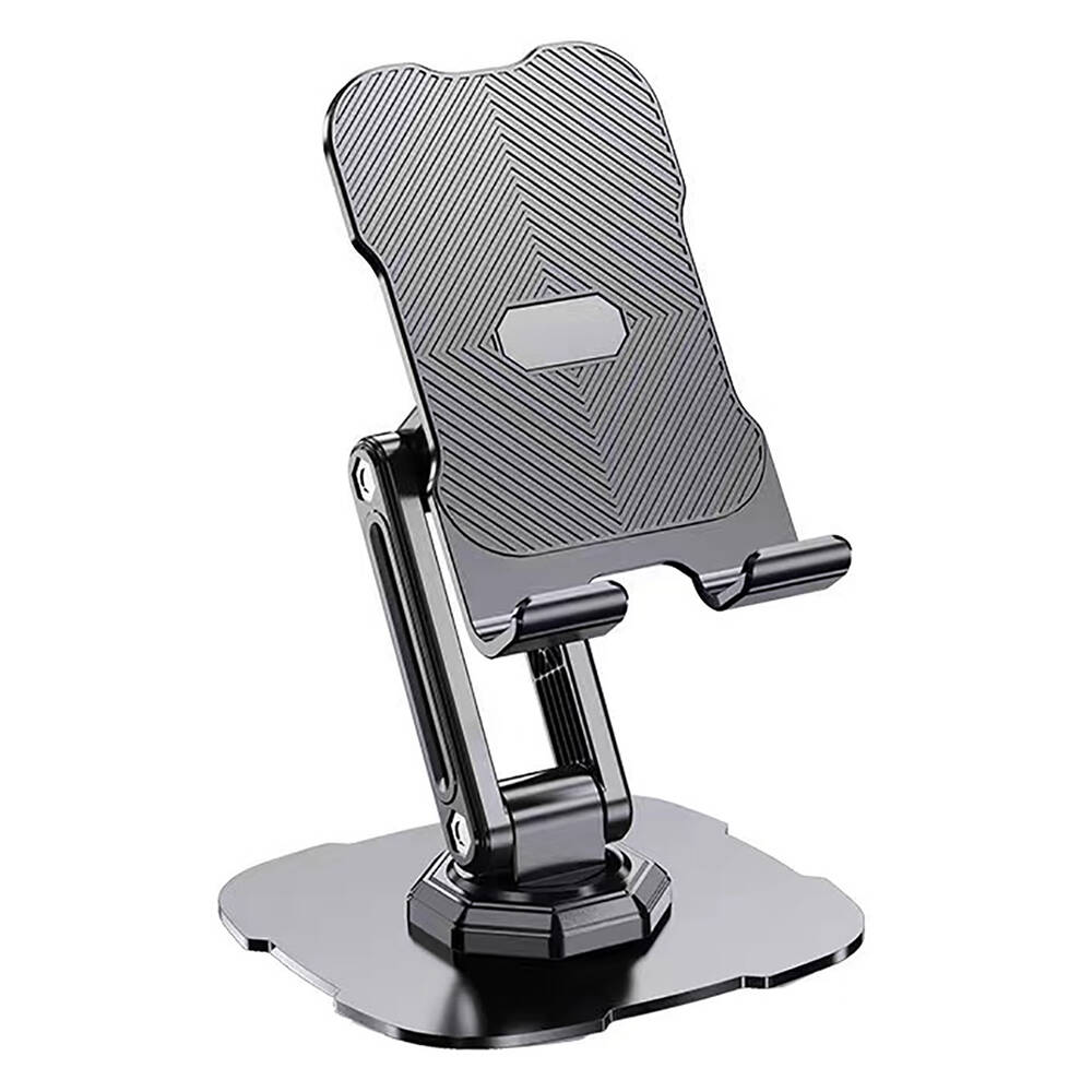 [RNZ-TA108304] Zore L23 Dönebilen Başlıklı Telefon Ve Tablet Standı (Siyah)