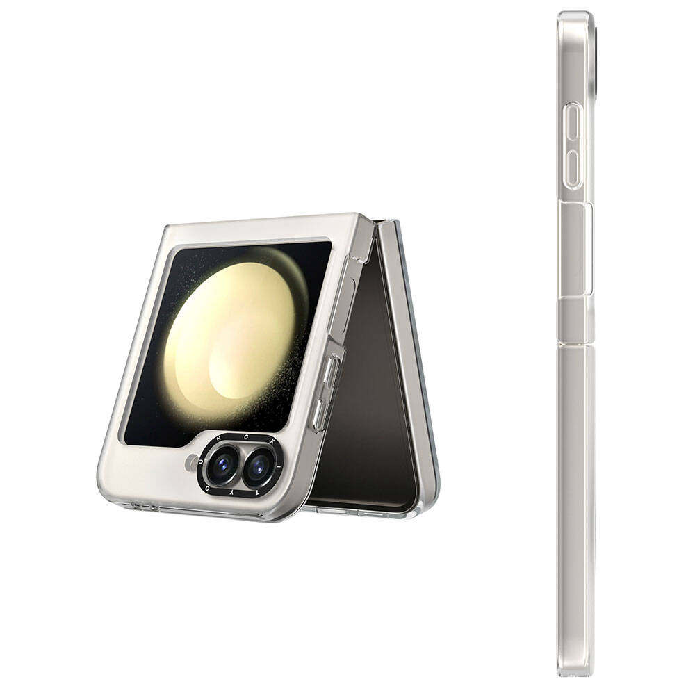 Samsung Galaxy Z Flip 6 Uyumlu Kılıf M-safe Şarj Özellikli Youngkit Hidden Sand Serisi Kapak