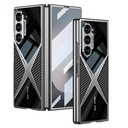 Samsung Galaxy Z Fold 6 Uyumlu Kılıf Ultra İnce Kamera Korumalı PC + Karbon Arka Yüzey Zore X-Pro Kapak