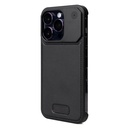 Apple iPhone 15 Pro Uyumlu Kılıf M-safe Şarj Özellikli Mekanizmalı Koku Hazneli Zore Mostar Kapak