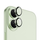 Apple iPhone 16 Uyumlu Wiwu LG-004 PVD Lens Guard Metal Kamera Lens Koruyucu