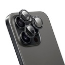 Apple iPhone 16 Pro Uyumlu Wiwu LG-006 Diamond Lens Guard Kolay Uygulama Aparatlı Kamera Lens Koruyucu